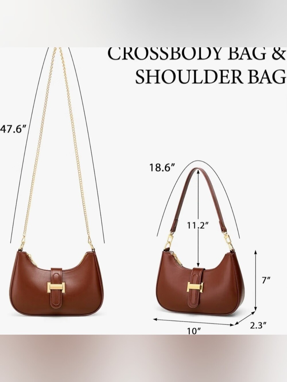 Classic Brown Women's Crossbody & Shoulder Bag